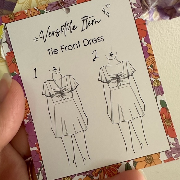 NWT| Plaid Mini Summer Dress - Picture 6 of 7